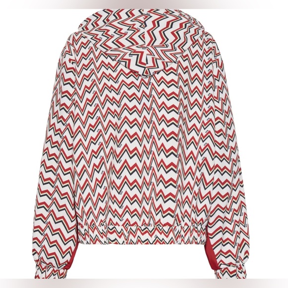 ONE TEASPOON Heartline Track Jacket M 24.5” P2P Red White $155 Retail NWT - Picture 11 of 14